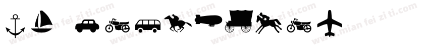 PF Transport字体转换